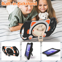 Load image into Gallery viewer, Cute Cat King Kids Shockproof EVA Protective Case with Holder &amp; Shoulder Strap &amp; Handle, For Samsung Galaxy Tab A7 10.4 2020 SM-T500