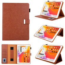 Load image into Gallery viewer, Business Style Horizontal Flip Leather Case with Holder &amp; Card Slot &amp; Photo Frame &amp; Wallet &amp; Hand Strap &amp; Sleep / Wake-up Function, For iPad Pro 10.5 inch / iPad 10.2, For iPad 5 / 6 / 7 / 8 / 9, For iPad mini 1 / 2 / 3 / 4 / 5                         ...
