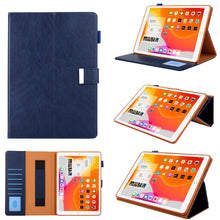 Load image into Gallery viewer, Business Style Horizontal Flip Leather Case with Holder &amp; Card Slot &amp; Photo Frame &amp; Wallet &amp; Hand Strap &amp; Sleep / Wake-up Function, For iPad Pro 10.5 inch / iPad 10.2, For iPad 5 / 6 / 7 / 8 / 9, For iPad mini 1 / 2 / 3 / 4 / 5                         ...