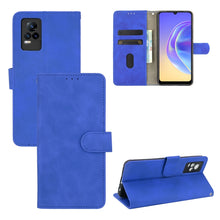 Load image into Gallery viewer, Solid Color Skin Feel Magnetic Buckle Horizontal Flip Calf Texture PU Leather Case with Holder &amp; Card Slots &amp; Wallet, For Vivo V21e 5G, For Xiaomi Mi 11 Lite