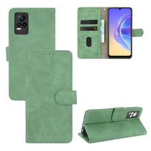 Load image into Gallery viewer, Solid Color Skin Feel Magnetic Buckle Horizontal Flip Calf Texture PU Leather Case with Holder &amp; Card Slots &amp; Wallet, For Vivo V21e 5G, For Xiaomi Mi 11 Lite