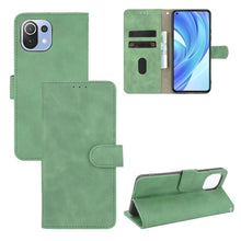 Load image into Gallery viewer, Solid Color Skin Feel Magnetic Buckle Horizontal Flip Calf Texture PU Leather Case with Holder &amp; Card Slots &amp; Wallet, For Vivo V21e 5G, For Xiaomi Mi 11 Lite