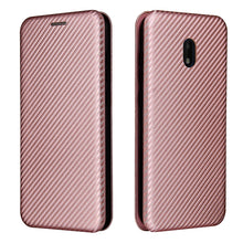 Load image into Gallery viewer, Carbon Fiber Texture Magnetic Horizontal Flip TPU + PC + PU Leather Case with Card Slot, For Nokia C1 Plus, For Samsung Galaxy A03s, For UMIDIGI A11