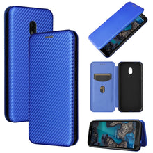 Load image into Gallery viewer, Carbon Fiber Texture Magnetic Horizontal Flip TPU + PC + PU Leather Case with Card Slot, For Nokia C1 Plus, For Samsung Galaxy A03s, For UMIDIGI A11