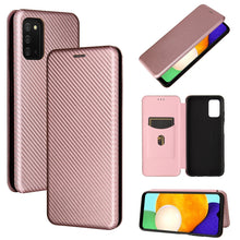 Load image into Gallery viewer, Carbon Fiber Texture Magnetic Horizontal Flip TPU + PC + PU Leather Case with Card Slot, For Nokia C1 Plus, For Samsung Galaxy A03s, For UMIDIGI A11