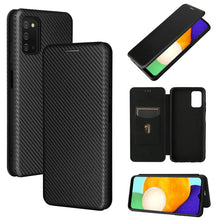 Load image into Gallery viewer, Carbon Fiber Texture Magnetic Horizontal Flip TPU + PC + PU Leather Case with Card Slot, For Nokia C1 Plus, For Samsung Galaxy A03s, For UMIDIGI A11