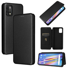 Load image into Gallery viewer, Carbon Fiber Texture Magnetic Horizontal Flip TPU + PC + PU Leather Case with Card Slot, For Nokia C1 Plus, For Samsung Galaxy A03s, For UMIDIGI A11