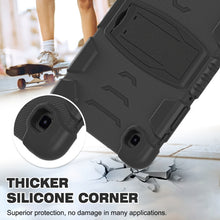 Load image into Gallery viewer, 3-Layer Protection Screen Frame + PC + Silicone Shockproof Combination Case with Holder, For Samsung Galaxy Tab A7 Lite 8.7 inch 2021