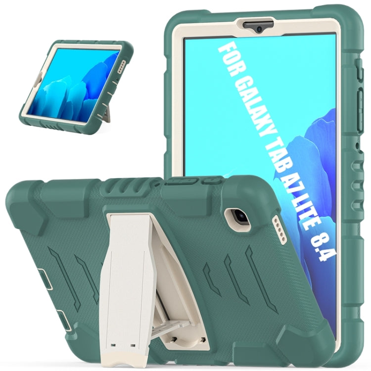 3-Layer Protection Screen Frame + PC + Silicone Shockproof Combination Case with Holder, For Samsung Galaxy Tab A7 Lite 8.7 inch 2021