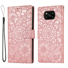 Load image into Gallery viewer, Skin Feel Embossed Sunflower Horizontal Flip Leather Case with Holder &amp; Card Slots &amp; Wallet &amp; Lanyard, For Xiaomi POCO X3 NFC / X3 Pro / X3, For Xiaomi Redmi K40 / K40 Pro / Poco F3, For Xiaomi Mi 10T Lite 5G, For Xiaomi Mi 11, For Xiaomi Redmi Note 9 ...