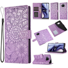 Load image into Gallery viewer, Skin Feel Embossed Sunflower Horizontal Flip Leather Case with Holder &amp; Card Slots &amp; Wallet &amp; Lanyard, For Xiaomi POCO X3 NFC / X3 Pro / X3, For Xiaomi Redmi K40 / K40 Pro / Poco F3, For Xiaomi Mi 10T Lite 5G, For Xiaomi Mi 11, For Xiaomi Redmi Note 9 ...