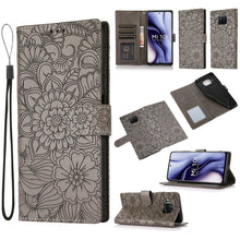 Load image into Gallery viewer, Skin Feel Embossed Sunflower Horizontal Flip Leather Case with Holder &amp; Card Slots &amp; Wallet &amp; Lanyard, For Xiaomi POCO X3 NFC / X3 Pro / X3, For Xiaomi Redmi K40 / K40 Pro / Poco F3, For Xiaomi Mi 10T Lite 5G, For Xiaomi Mi 11, For Xiaomi Redmi Note 9 ...