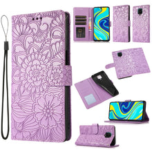 Load image into Gallery viewer, Skin Feel Embossed Sunflower Horizontal Flip Leather Case with Holder &amp; Card Slots &amp; Wallet &amp; Lanyard, For Xiaomi POCO X3 NFC / X3 Pro / X3, For Xiaomi Redmi K40 / K40 Pro / Poco F3, For Xiaomi Mi 10T Lite 5G, For Xiaomi Mi 11, For Xiaomi Redmi Note 9 ...