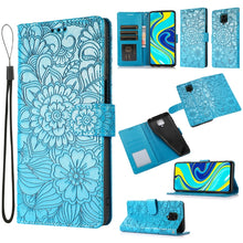 Load image into Gallery viewer, Skin Feel Embossed Sunflower Horizontal Flip Leather Case with Holder &amp; Card Slots &amp; Wallet &amp; Lanyard, For Xiaomi POCO X3 NFC / X3 Pro / X3, For Xiaomi Redmi K40 / K40 Pro / Poco F3, For Xiaomi Mi 10T Lite 5G, For Xiaomi Mi 11, For Xiaomi Redmi Note 9 ...