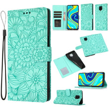 Load image into Gallery viewer, Skin Feel Embossed Sunflower Horizontal Flip Leather Case with Holder &amp; Card Slots &amp; Wallet &amp; Lanyard, For Xiaomi POCO X3 NFC / X3 Pro / X3, For Xiaomi Redmi K40 / K40 Pro / Poco F3, For Xiaomi Mi 10T Lite 5G, For Xiaomi Mi 11, For Xiaomi Redmi Note 9 ...