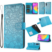 Load image into Gallery viewer, Skin Feel Embossed Sunflower Horizontal Flip Leather Case with Holder &amp; Card Slots &amp; Wallet &amp; Lanyard, For Xiaomi POCO X3 NFC / X3 Pro / X3, For Xiaomi Redmi K40 / K40 Pro / Poco F3, For Xiaomi Mi 10T Lite 5G, For Xiaomi Mi 11, For Xiaomi Redmi Note 9 ...