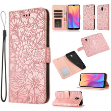Load image into Gallery viewer, Skin Feel Embossed Sunflower Horizontal Flip Leather Case with Holder &amp; Card Slots &amp; Wallet &amp; Lanyard, For Xiaomi POCO X3 NFC / X3 Pro / X3, For Xiaomi Redmi K40 / K40 Pro / Poco F3, For Xiaomi Mi 10T Lite 5G, For Xiaomi Mi 11, For Xiaomi Redmi Note 9 ...