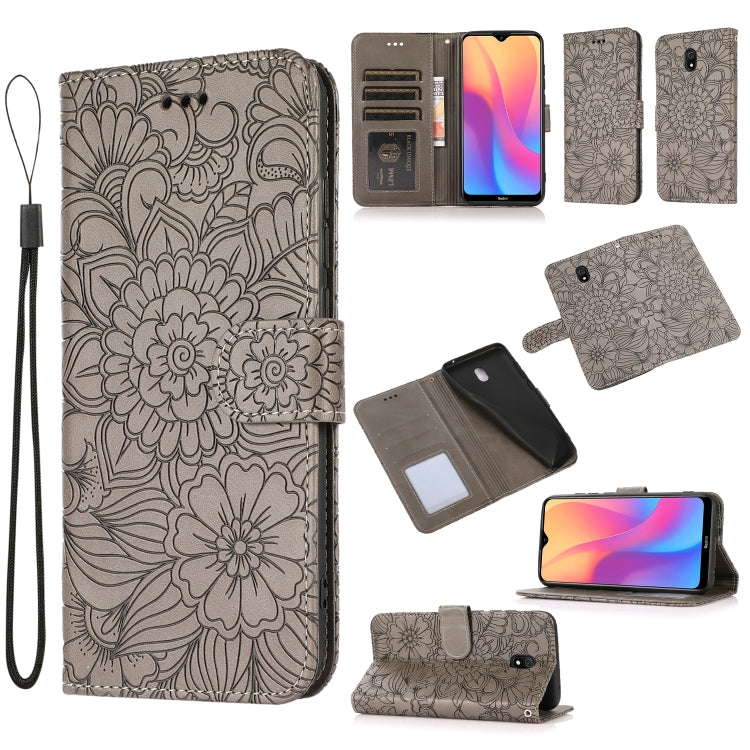 Skin Feel Embossed Sunflower Horizontal Flip Leather Case with Holder & Card Slots & Wallet & Lanyard, For Xiaomi POCO X3 NFC / X3 Pro / X3, For Xiaomi Redmi K40 / K40 Pro / Poco F3, For Xiaomi Mi 10T Lite 5G, For Xiaomi Mi 11, For Xiaomi Redmi Note 9 ...