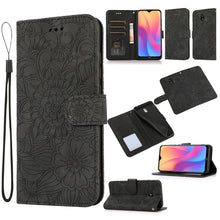 Load image into Gallery viewer, Skin Feel Embossed Sunflower Horizontal Flip Leather Case with Holder &amp; Card Slots &amp; Wallet &amp; Lanyard, For Xiaomi POCO X3 NFC / X3 Pro / X3, For Xiaomi Redmi K40 / K40 Pro / Poco F3, For Xiaomi Mi 10T Lite 5G, For Xiaomi Mi 11, For Xiaomi Redmi Note 9 ...