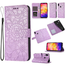 Load image into Gallery viewer, Skin Feel Embossed Sunflower Horizontal Flip Leather Case with Holder &amp; Card Slots &amp; Wallet &amp; Lanyard, For Xiaomi POCO X3 NFC / X3 Pro / X3, For Xiaomi Redmi K40 / K40 Pro / Poco F3, For Xiaomi Mi 10T Lite 5G, For Xiaomi Mi 11, For Xiaomi Redmi Note 9 ...