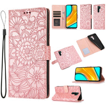 Load image into Gallery viewer, Skin Feel Embossed Sunflower Horizontal Flip Leather Case with Holder &amp; Card Slots &amp; Wallet &amp; Lanyard, For Xiaomi Redmi 9, For Xiaomi Redmi 10X 5G, For Xiaomi Redmi K30 Pro, For Xiaomi Mi CC9 Pro, For Xiaomi Redmi K20, For Xiaomi Redmi 8               ...