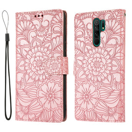 Skin Feel Embossed Sunflower Horizontal Flip Leather Case with Holder & Card Slots & Wallet & Lanyard, For Xiaomi Redmi 9, For Xiaomi Redmi 10X 5G, For Xiaomi Redmi K30 Pro, For Xiaomi Mi CC9 Pro, For Xiaomi Redmi K20, For Xiaomi Redmi 8               ...
