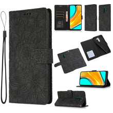 Load image into Gallery viewer, Skin Feel Embossed Sunflower Horizontal Flip Leather Case with Holder &amp; Card Slots &amp; Wallet &amp; Lanyard, For Xiaomi Redmi 9, For Xiaomi Redmi 10X 5G, For Xiaomi Redmi K30 Pro, For Xiaomi Mi CC9 Pro, For Xiaomi Redmi K20, For Xiaomi Redmi 8               ...
