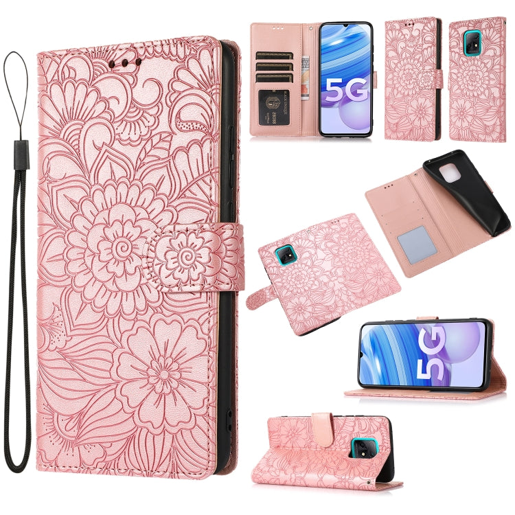 Skin Feel Embossed Sunflower Horizontal Flip Leather Case with Holder & Card Slots & Wallet & Lanyard, For Xiaomi Redmi 9, For Xiaomi Redmi 10X 5G, For Xiaomi Redmi K30 Pro, For Xiaomi Mi CC9 Pro, For Xiaomi Redmi K20, For Xiaomi Redmi 8               ...