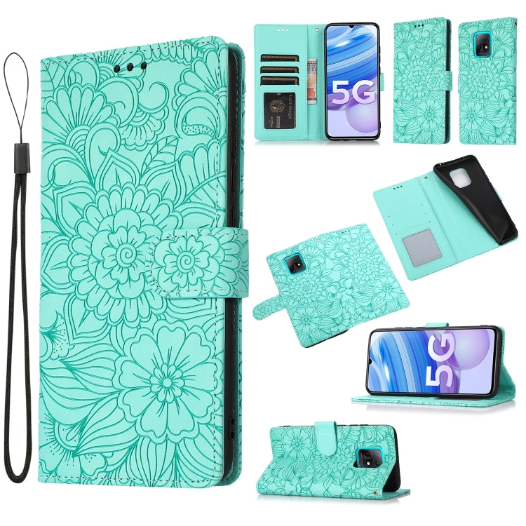Skin Feel Embossed Sunflower Horizontal Flip Leather Case with Holder & Card Slots & Wallet & Lanyard, For Xiaomi Redmi 9, For Xiaomi Redmi 10X 5G, For Xiaomi Redmi K30 Pro, For Xiaomi Mi CC9 Pro, For Xiaomi Redmi K20, For Xiaomi Redmi 8               ...