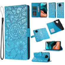Load image into Gallery viewer, Skin Feel Embossed Sunflower Horizontal Flip Leather Case with Holder &amp; Card Slots &amp; Wallet &amp; Lanyard, For Xiaomi Redmi 9, For Xiaomi Redmi 10X 5G, For Xiaomi Redmi K30 Pro, For Xiaomi Mi CC9 Pro, For Xiaomi Redmi K20, For Xiaomi Redmi 8               ...