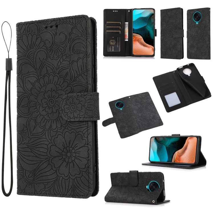 Skin Feel Embossed Sunflower Horizontal Flip Leather Case with Holder & Card Slots & Wallet & Lanyard, For Xiaomi Redmi 9, For Xiaomi Redmi 10X 5G, For Xiaomi Redmi K30 Pro, For Xiaomi Mi CC9 Pro, For Xiaomi Redmi K20, For Xiaomi Redmi 8               ...