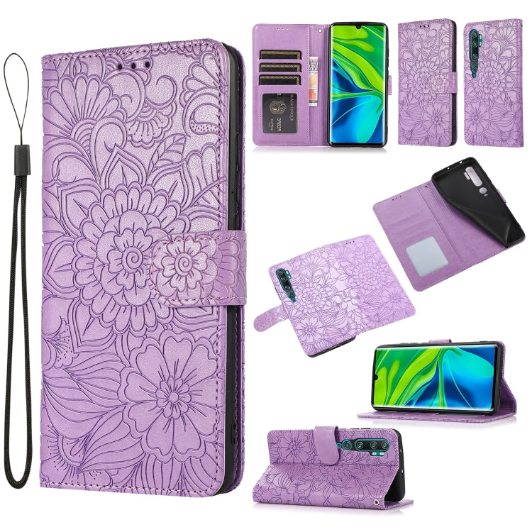 Skin Feel Embossed Sunflower Horizontal Flip Leather Case with Holder & Card Slots & Wallet & Lanyard, For Xiaomi Redmi 9, For Xiaomi Redmi 10X 5G, For Xiaomi Redmi K30 Pro, For Xiaomi Mi CC9 Pro, For Xiaomi Redmi K20, For Xiaomi Redmi 8               ...