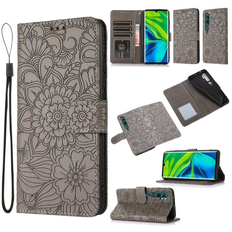 Skin Feel Embossed Sunflower Horizontal Flip Leather Case with Holder & Card Slots & Wallet & Lanyard, For Xiaomi Redmi 9, For Xiaomi Redmi 10X 5G, For Xiaomi Redmi K30 Pro, For Xiaomi Mi CC9 Pro, For Xiaomi Redmi K20, For Xiaomi Redmi 8               ...