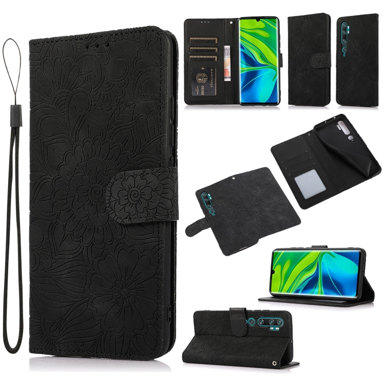 Skin Feel Embossed Sunflower Horizontal Flip Leather Case with Holder & Card Slots & Wallet & Lanyard, For Xiaomi Redmi 9, For Xiaomi Redmi 10X 5G, For Xiaomi Redmi K30 Pro, For Xiaomi Mi CC9 Pro, For Xiaomi Redmi K20, For Xiaomi Redmi 8               ...