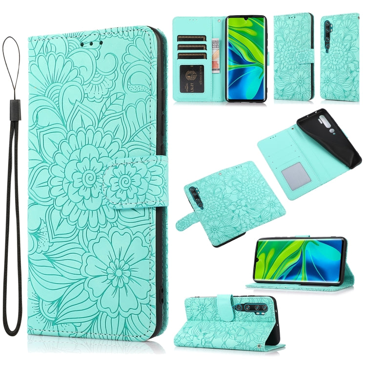 Skin Feel Embossed Sunflower Horizontal Flip Leather Case with Holder & Card Slots & Wallet & Lanyard, For Xiaomi Redmi 9, For Xiaomi Redmi 10X 5G, For Xiaomi Redmi K30 Pro, For Xiaomi Mi CC9 Pro, For Xiaomi Redmi K20, For Xiaomi Redmi 8               ...
