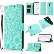 Load image into Gallery viewer, Skin Feel Embossed Sunflower Horizontal Flip Leather Case with Holder &amp; Card Slots &amp; Wallet &amp; Lanyard, For Xiaomi Redmi 9, For Xiaomi Redmi 10X 5G, For Xiaomi Redmi K30 Pro, For Xiaomi Mi CC9 Pro, For Xiaomi Redmi K20, For Xiaomi Redmi 8               ...