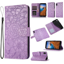 Load image into Gallery viewer, Skin Feel Embossed Sunflower Horizontal Flip Leather Case with Holder &amp; Card Slots &amp; Wallet &amp; Lanyard, For Xiaomi Redmi 9, For Xiaomi Redmi 10X 5G, For Xiaomi Redmi K30 Pro, For Xiaomi Mi CC9 Pro, For Xiaomi Redmi K20, For Xiaomi Redmi 8               ...