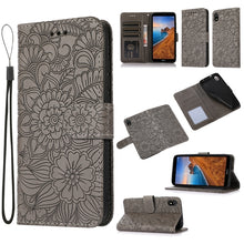Load image into Gallery viewer, Skin Feel Embossed Sunflower Horizontal Flip Leather Case with Holder &amp; Card Slots &amp; Wallet &amp; Lanyard, For Xiaomi Redmi 9, For Xiaomi Redmi 10X 5G, For Xiaomi Redmi K30 Pro, For Xiaomi Mi CC9 Pro, For Xiaomi Redmi K20, For Xiaomi Redmi 8               ...