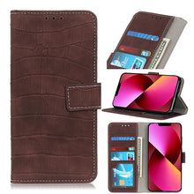 Load image into Gallery viewer, Crocodile Texture Horizontal Flip Leather Case with Holder &amp; Card Slots &amp; Wallet, For iPhone 13 mini, For iPhone 13, For iPhone 13 Pro, For iPhone 13 Pro Max, For Nokia C10 / C20