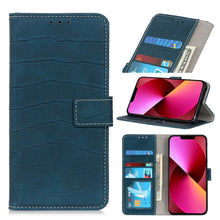 Load image into Gallery viewer, Crocodile Texture Horizontal Flip Leather Case with Holder &amp; Card Slots &amp; Wallet, For iPhone 13 mini, For iPhone 13, For iPhone 13 Pro, For iPhone 13 Pro Max, For Nokia C10 / C20