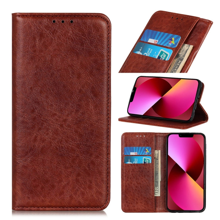 Magnetic Crazy Horse Texture Horizontal Flip Leather Case with Holder & Card Slots & Wallet, For iPhone 13 mini, For iPhone 13, For iPhone 13 Pro, For iPhone 13 Pro Max, For Nokia C10 / C20