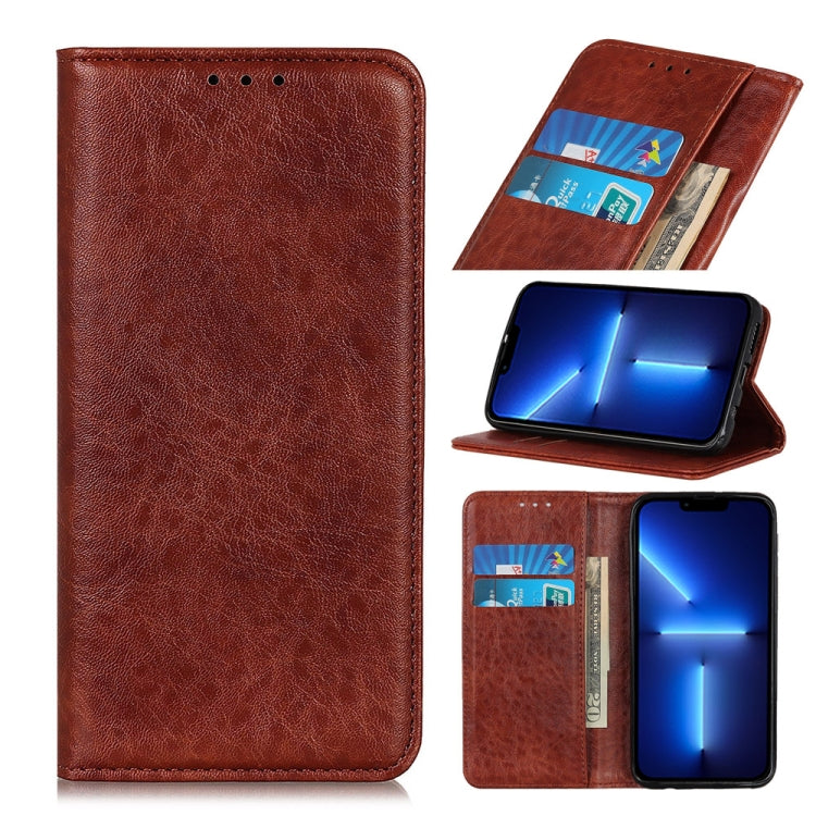 Magnetic Crazy Horse Texture Horizontal Flip Leather Case with Holder & Card Slots & Wallet, For iPhone 13 mini, For iPhone 13, For iPhone 13 Pro, For iPhone 13 Pro Max, For Nokia C10 / C20