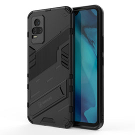 Punk Armor 2 in 1 PC + TPU Shockproof Case with Invisible Holder, For vivo Y37 / V21e 4G, For Samsung Galaxy A52 5G