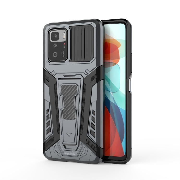 War Chariot Series Armor All-inclusive Shockproof PC + TPU Protective Case with Invisible Holder, For Xiaomi Redmi Note 10 Pro 5G, For Samsung Galaxy A22 4G, For OnePlus 9 Pro