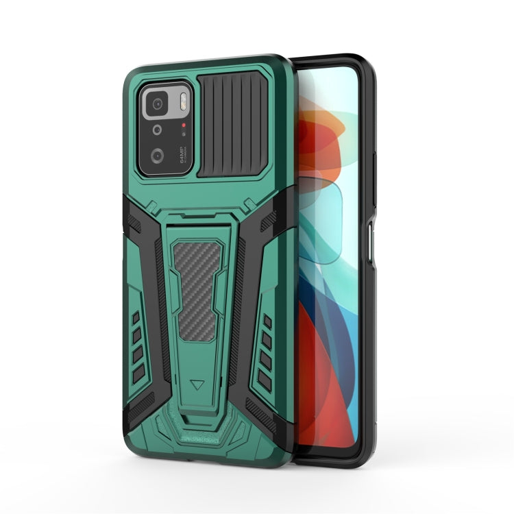 War Chariot Series Armor All-inclusive Shockproof PC + TPU Protective Case with Invisible Holder, For Xiaomi Redmi Note 10 Pro 5G, For Samsung Galaxy A22 4G, For OnePlus 9 Pro