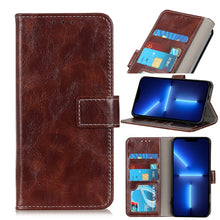 Load image into Gallery viewer, Retro Crazy Horse Texture Horizontal Flip Leather Case with Holder &amp; Card Slots &amp; Photo Frame &amp; Wallet, For iPhone 13 mini, For iPhone 13, For iPhone 13 Pro, For iPhone 13 Pro Max, For Nokia C10 / C20