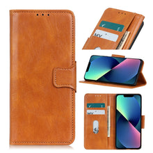 Load image into Gallery viewer, Mirren Crazy Horse Texture Horizontal Flip Leather Case with Holder &amp; Card Slots &amp; Wallet, For iPhone 13 mini, For iPhone 13, For iPhone 13 Pro, For iPhone 13 Pro Max, For Nokia C10 / C20