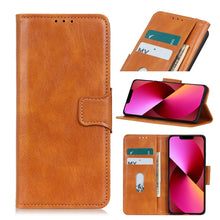 Load image into Gallery viewer, Mirren Crazy Horse Texture Horizontal Flip Leather Case with Holder &amp; Card Slots &amp; Wallet, For iPhone 13 mini, For iPhone 13, For iPhone 13 Pro, For iPhone 13 Pro Max, For Nokia C10 / C20