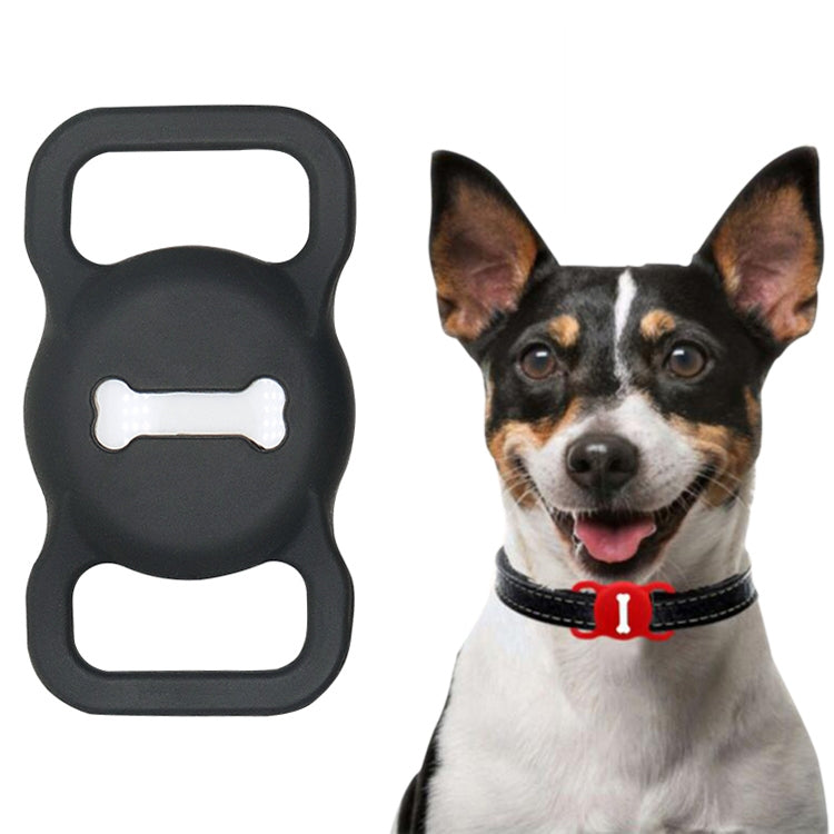 Shockproof Anti-scratch Silicone Case Protective Cover, Style: Bones, For AirTag