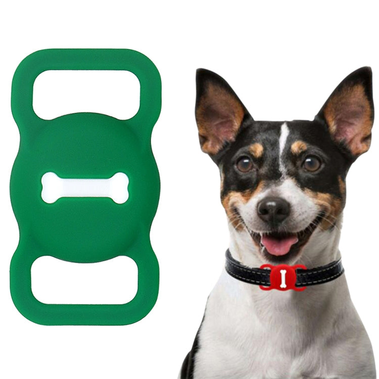 Shockproof Anti-scratch Silicone Case Protective Cover, Style: Bones, For AirTag